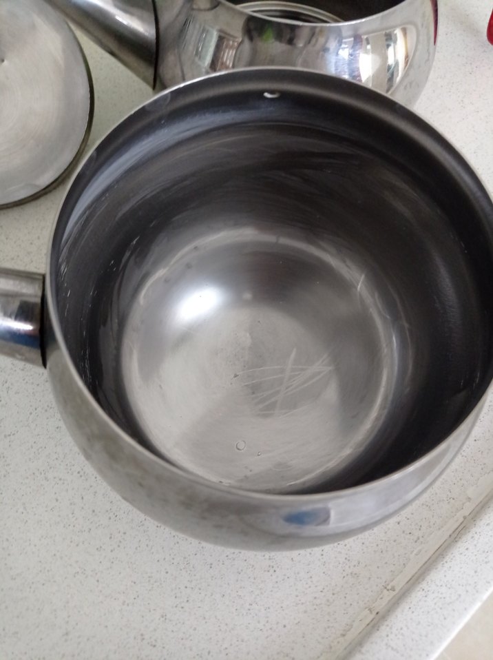 Kırmızı Saplı Gri Çelik Çaydanlık - Görsel 3