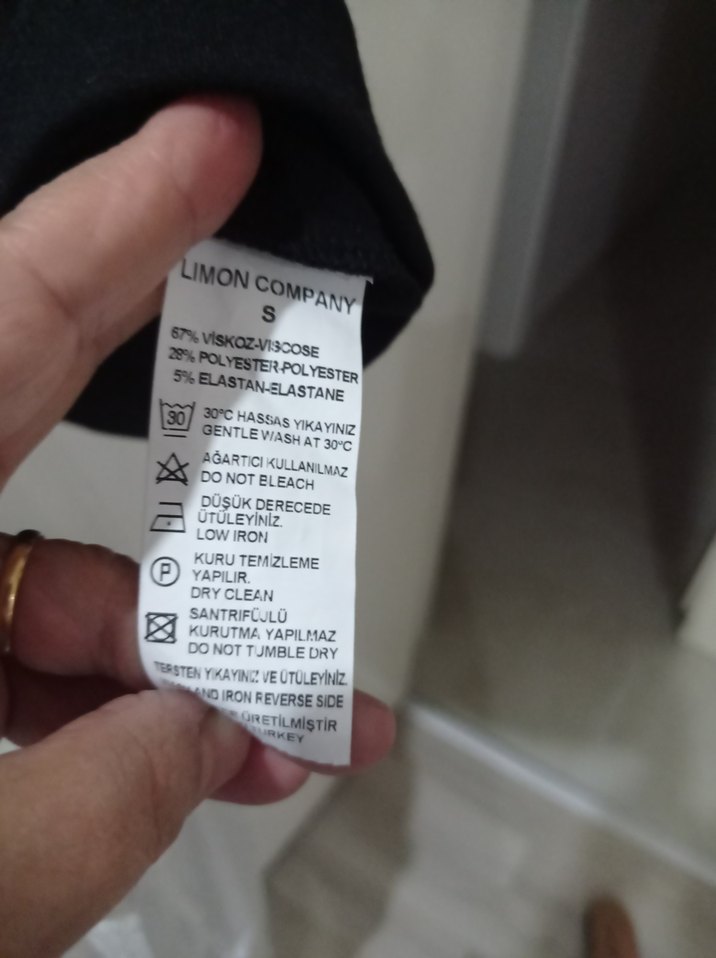 Siyah Düğmeli Uzun Kollu Midi Elbise - Görsel 5