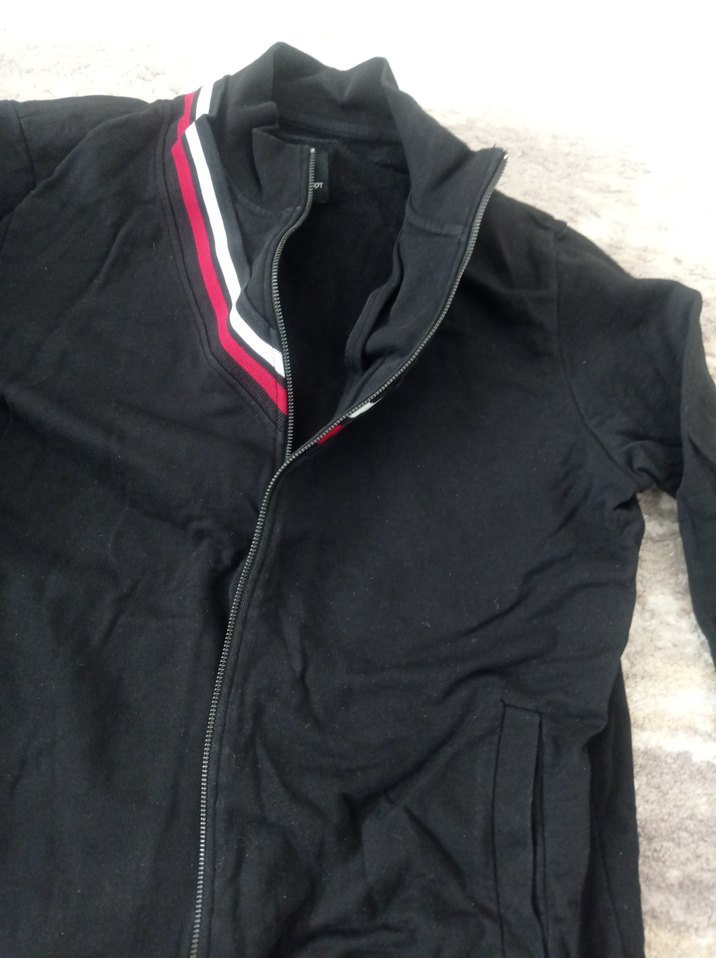 Siyah Fermuarlı Kadın Eşofman Takımı - Görsel 5