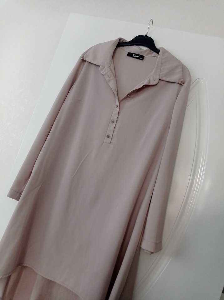 Tunik, Kemerli, Uzun Kollu - Görsel 4