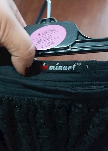 Siyah Dantel Uzun Kadın Etek - Görsel 5