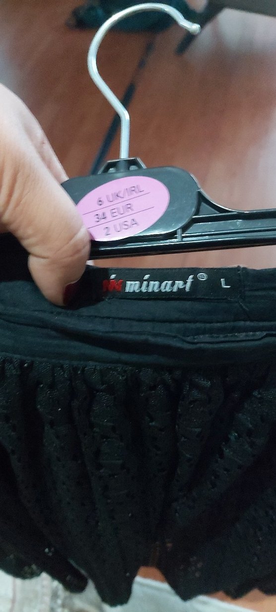 Siyah Dantel Uzun Kadın Etek - Görsel 5