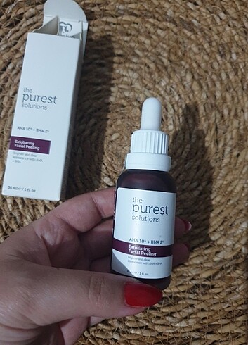 THE PUREST SOLUTIONS AHA BHA KIRMIZI PEELİNG