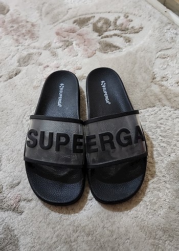 Siyah Erkek Spor Terlik Velcro Bantlı
