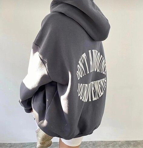 Dont Hodie Oversize 4 renkli Sweatshirt