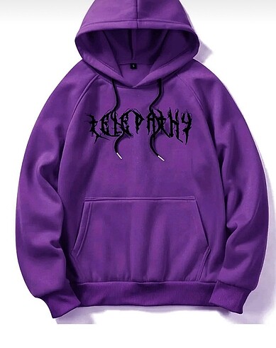 BEJ Telepathy Baskılı Unisex Oversize Sweatshirt Pamuklu