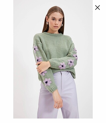 trendyolmilla mint triko kazak