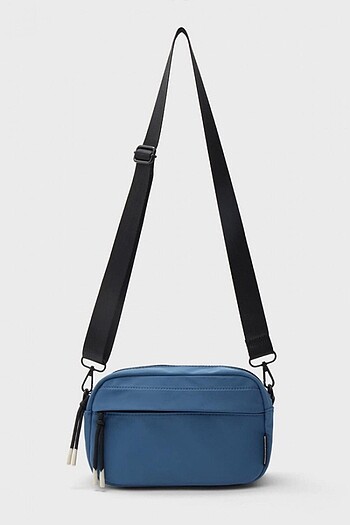 stradivarius çapraz kumaş çanta
