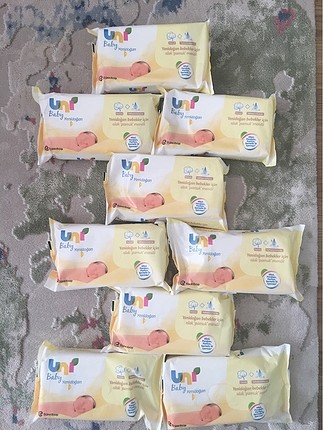 Uni baby yenidoğan bebek ıslak mendil