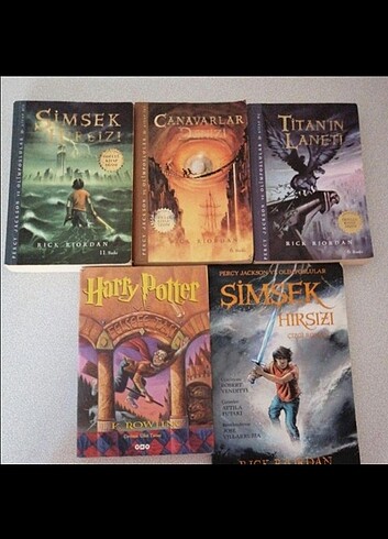 HARRY POTTER PERCY JACKSON 5 ADET KİTAP
