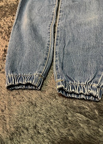 Kot paçası lastikli jean - Görsel 2