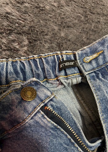 Kot paçası lastikli jean - Görsel 3