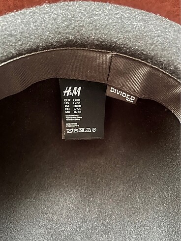 H&M H&M siyah Yün Fötr Şapka