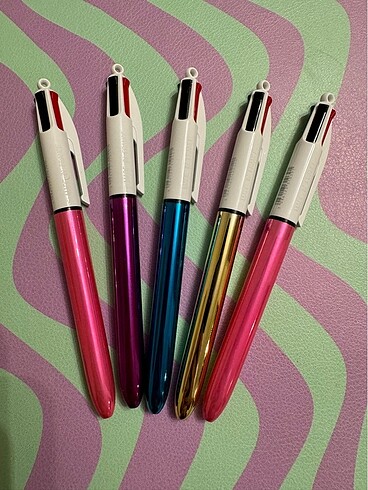 Bic 4 renkli tükemez kalem