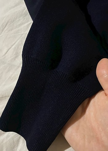 s Beden mavi Renk Zara düz triko kapüşonlu ceket
