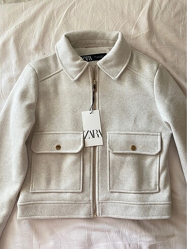 Zara yumuşak fermuarlı ceket