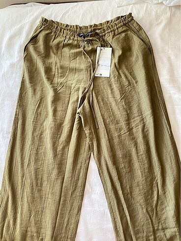 Zara haki dokulu pantolon