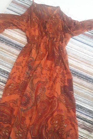 orange elbise