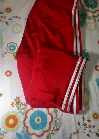 Adidas Erkek Kırmızı esofman altı orijinal kışlık - Görsel 2