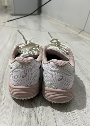 Beyaz Asics Kadın tenis ayakkabı - Görsel 4