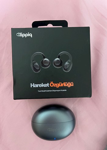 Clippiq Klips Tasarımlı Kablosuz Kulaklık Siyah - Görsel 3