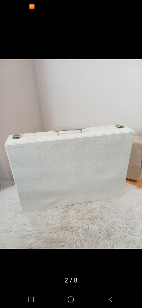 Beyaz Makyaj Organizer Kutusu - Görsel 2