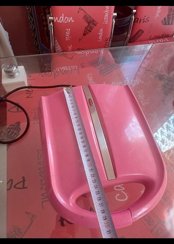 Pastel Pembe Tost ve Sandviç Makinesi - Görsel 7