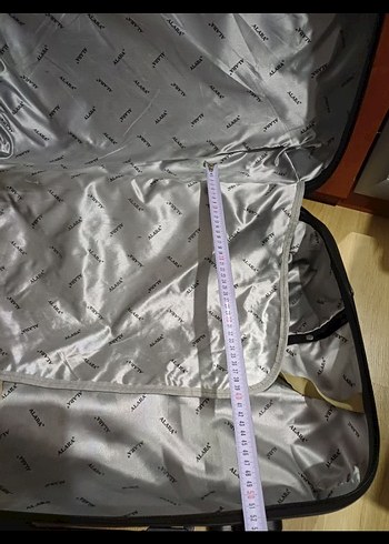 Mor Erkek Bavulu, Tokalı, Düz Desensiz - Görsel 5