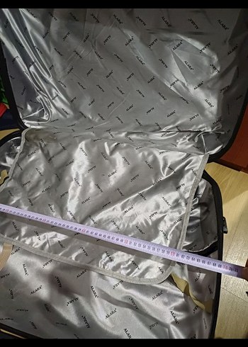 Mor Erkek Bavulu, Tokalı, Düz Desensiz - Görsel 4