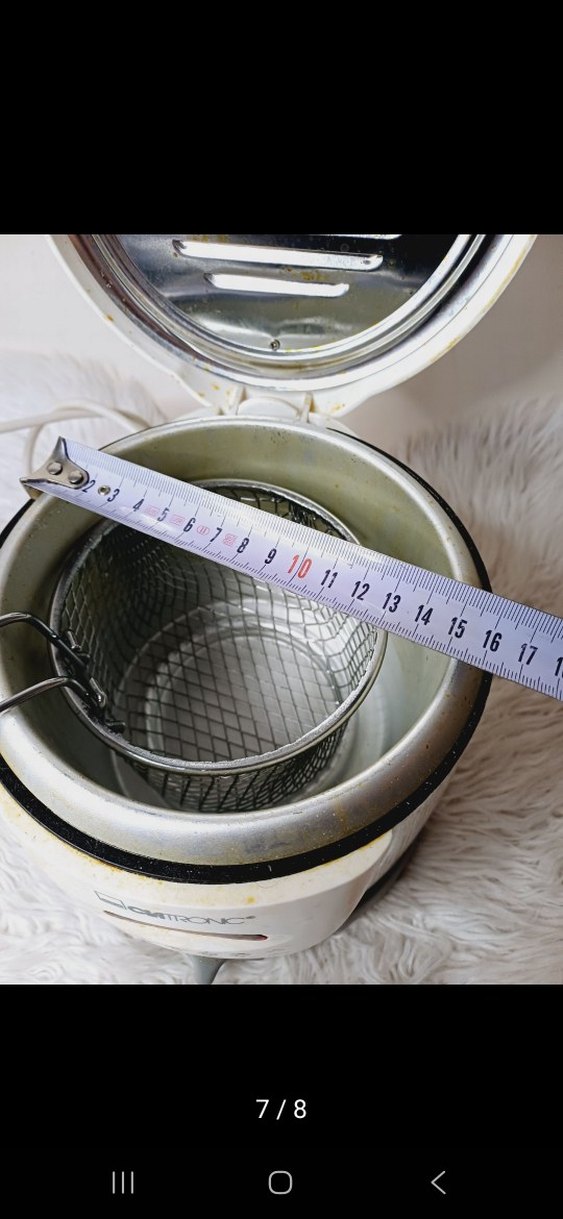 Clatronic Beyaz Mini Fritöz - Görsel 5