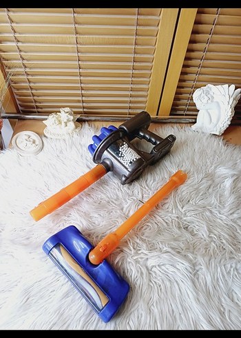 Renkli Mavi Kablosuz Süpürge - Görsel 2