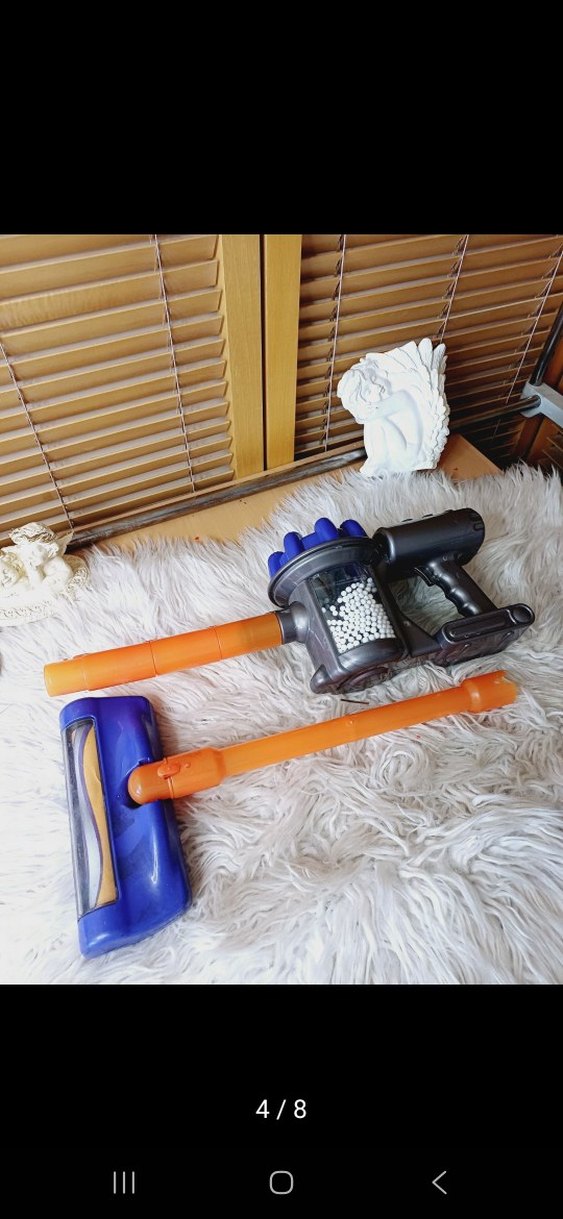 Renkli Mavi Kablosuz Süpürge - Görsel 4