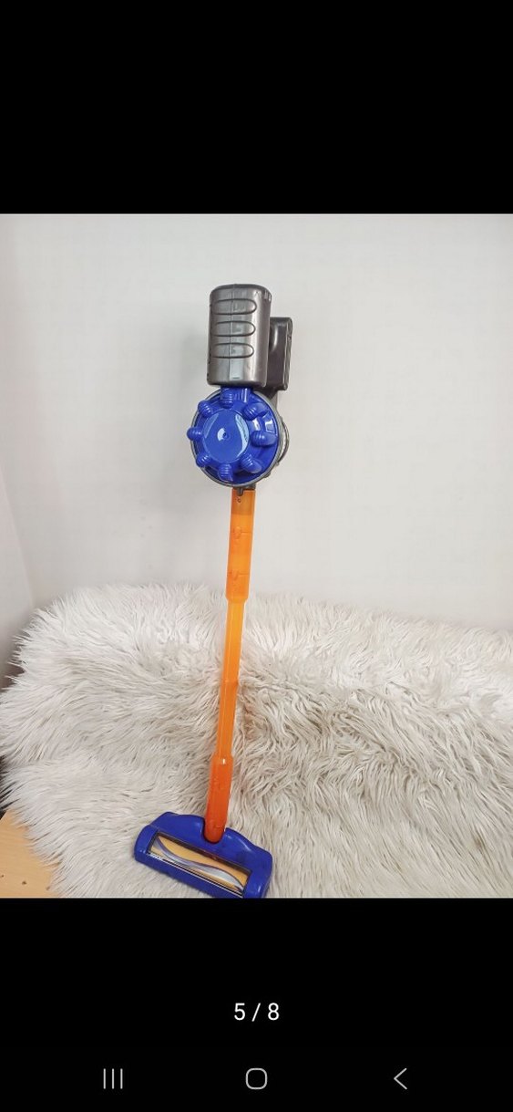 Renkli Mavi Kablosuz Süpürge - Görsel 5