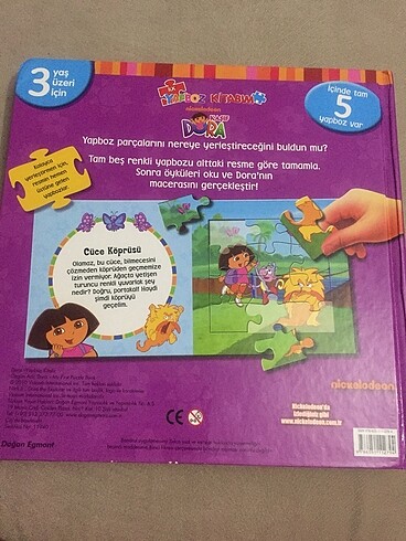  Dora ilk yapboz kitabım