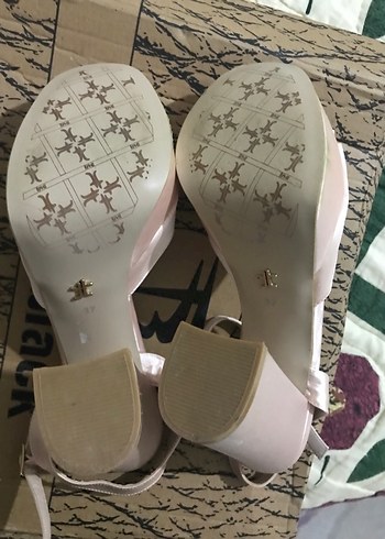 Pudra Renkli Kadın Topuklu Abiye Ayakkabı - Görsel 9