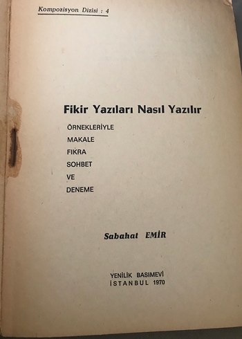 Fikir Yazıları Nasıl Yazılır - Sabahat Emir - Görsel 3