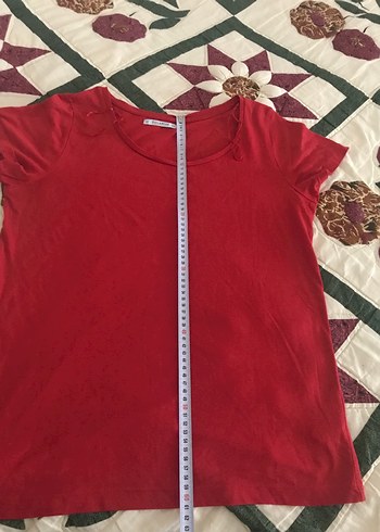 Kırmızı Kısa Kollu Tişört - Görsel 2