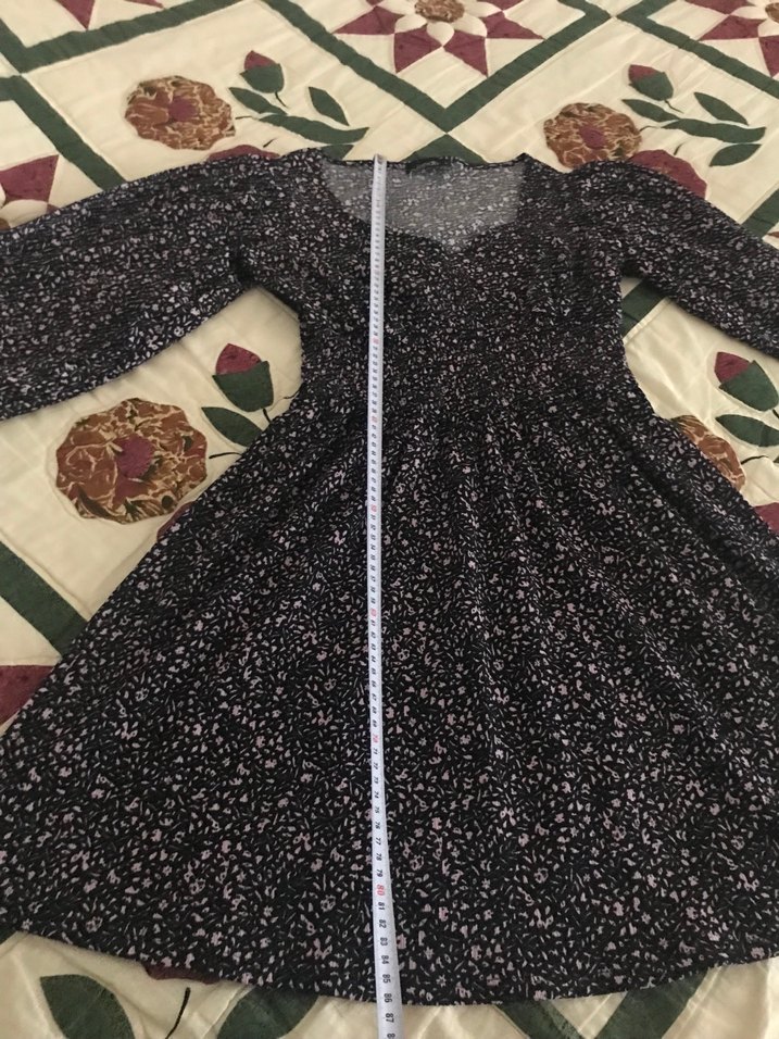 Mor-Lila renk elbise - Görsel 5