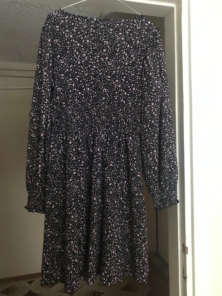 Mor-Lila renk elbise - Görsel 2