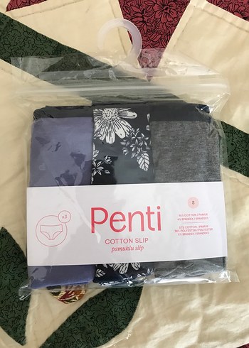 s Beden Penti 3'lü Slip Külot