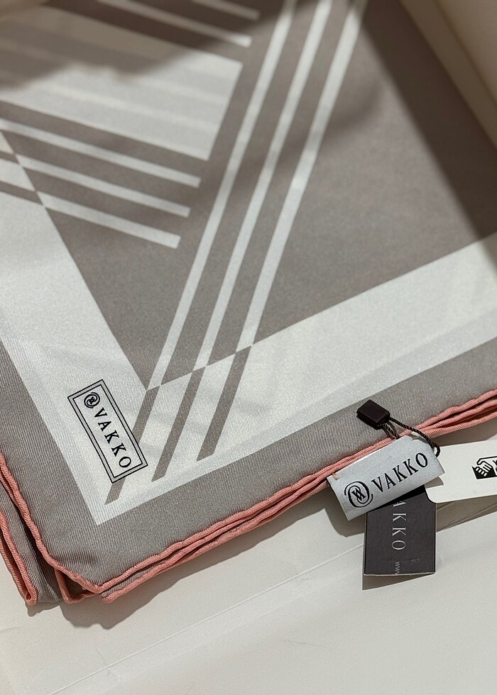 Vakko Twill Eşarp - Görsel 4