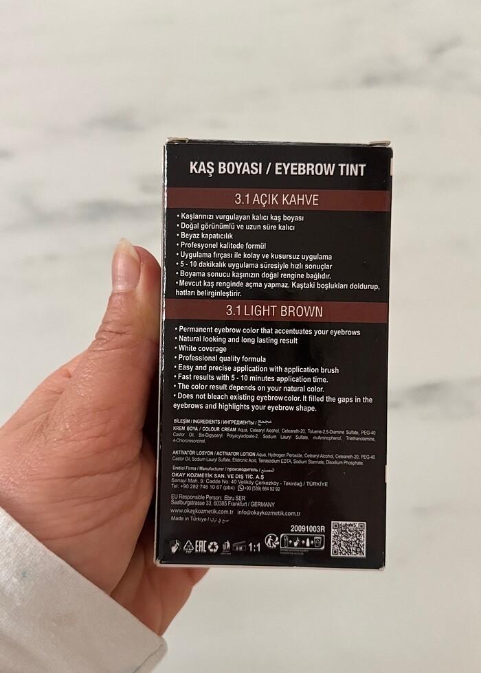 Kaş boyası Amonyaksız Neva - Görsel 3