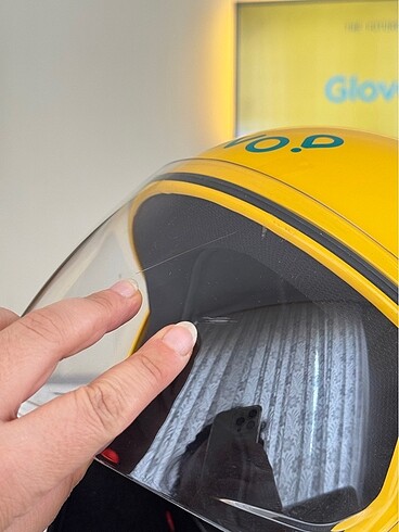 Yarım Kask Sarı - Görsel 6