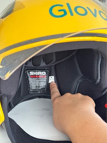 Yarım Kask Sarı - Görsel 8