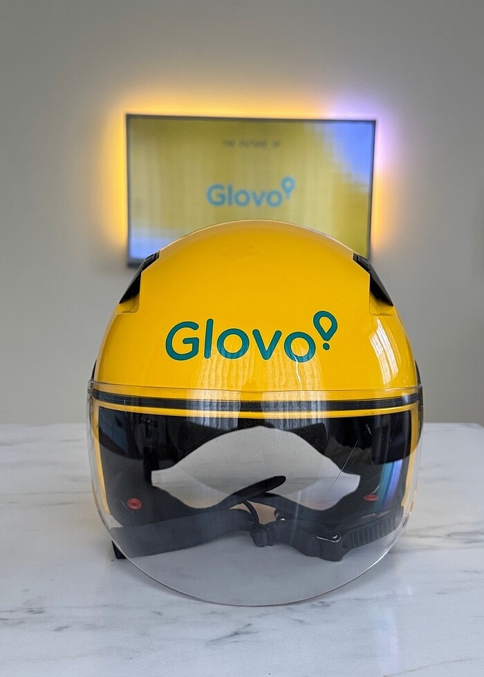 Yarım Kask Sarı - Görsel 3