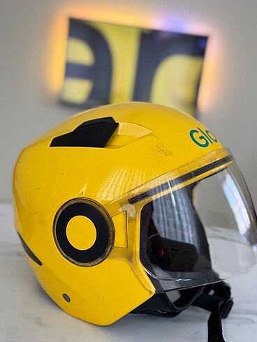 Yarım Kask L beden Sarı - Görsel 4