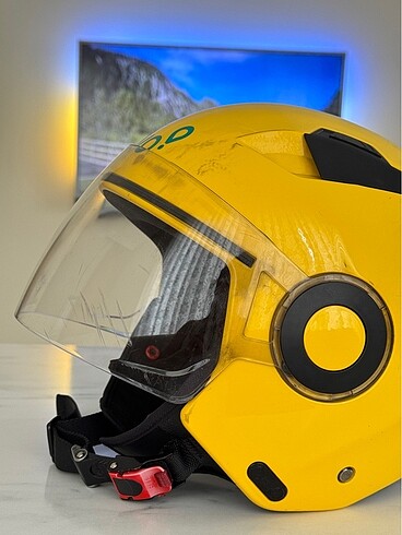 Yarım Kask L beden Sarı - Görsel 10