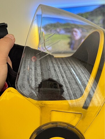 Yarım Kask L beden Sarı - Görsel 8