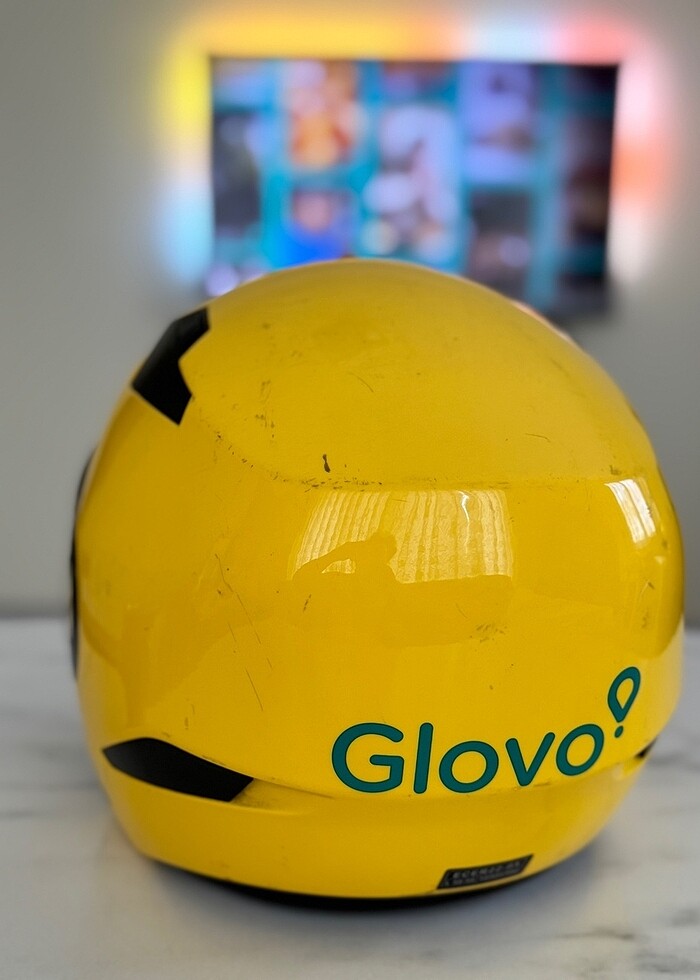 Yarım Kask L beden Sarı - Görsel 3