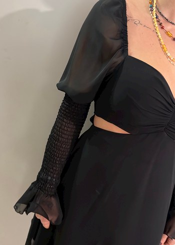 Siyah Elbise - Görsel 4